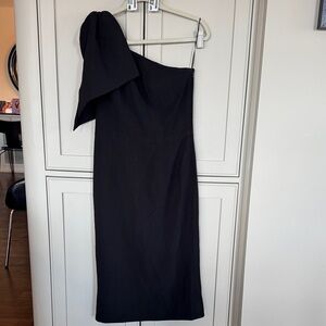 Dress the Population Black One-Shoulder Dress